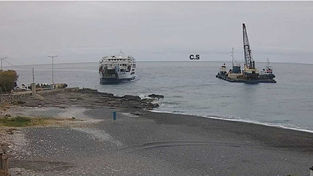 Ξεκινάνε οι εργασίες επέκτασης ράμπας στο λιμάνι της Αγίας Ρουμέλης.