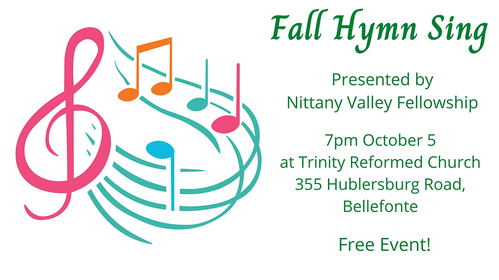 Nittany Valley Fellowship Fall Hymn Sing