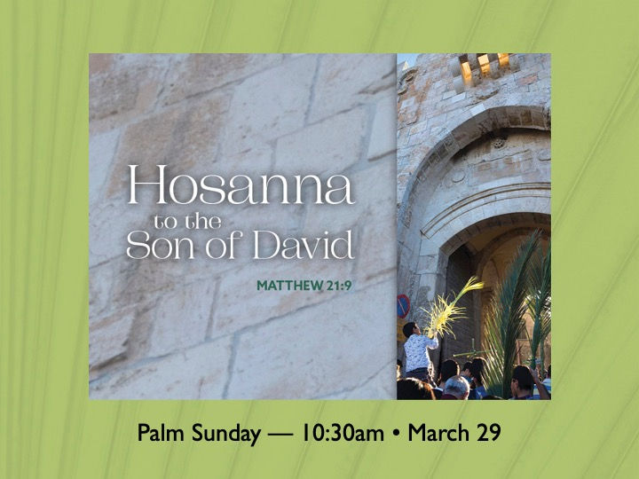 Palm Sunday