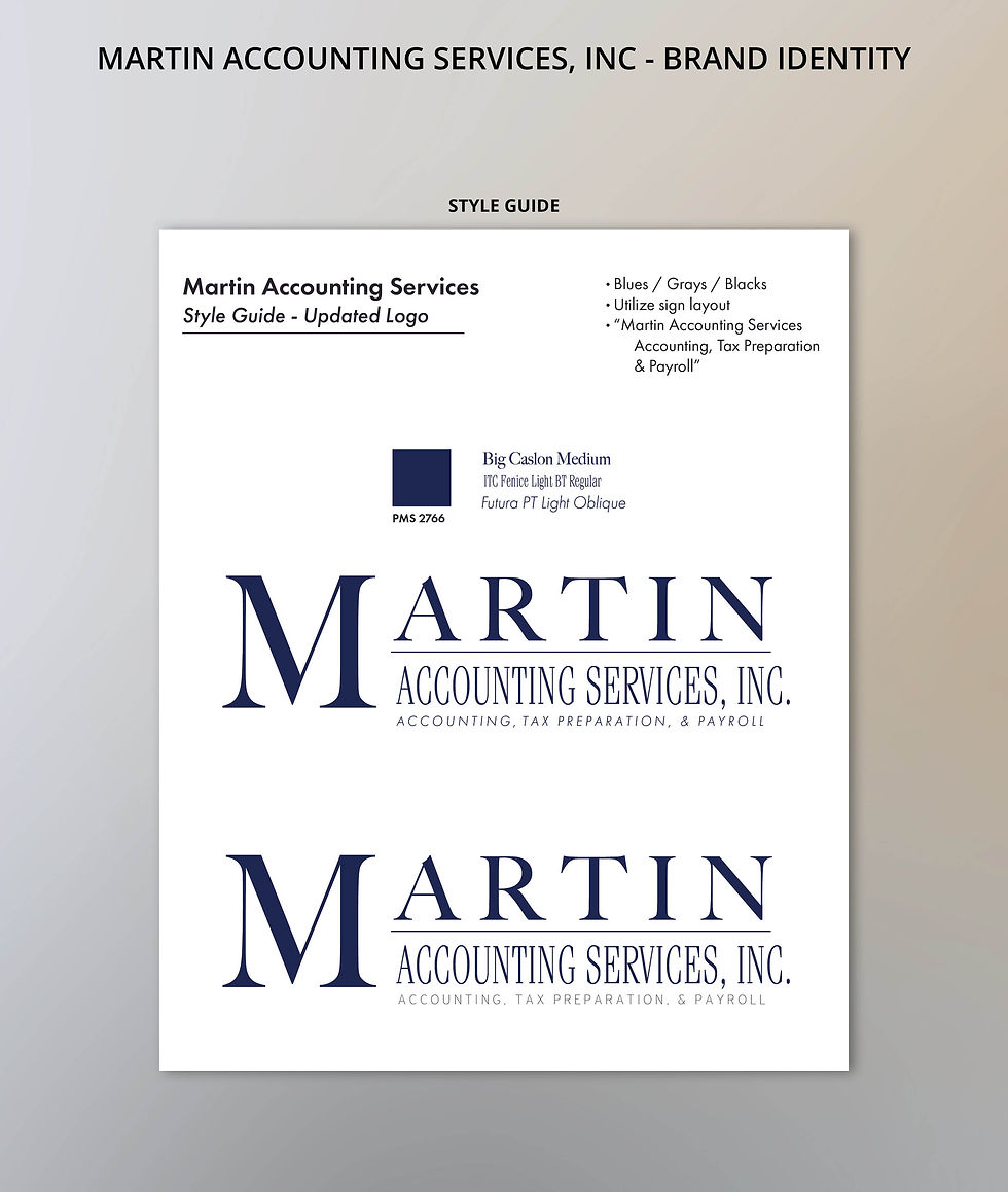 Martin Accounting Services | Branding Update