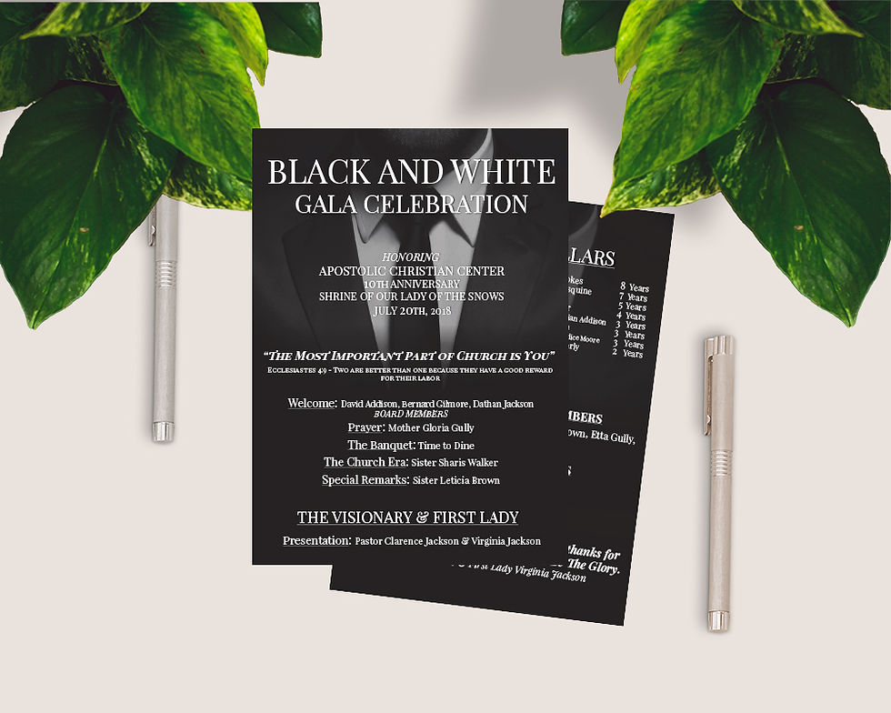 Program Design (Apostolic Christian Center)