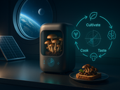 World FIrst - alltogether: Kitchen Lab, Solar Loop, Symbiotic Taste - All for Space