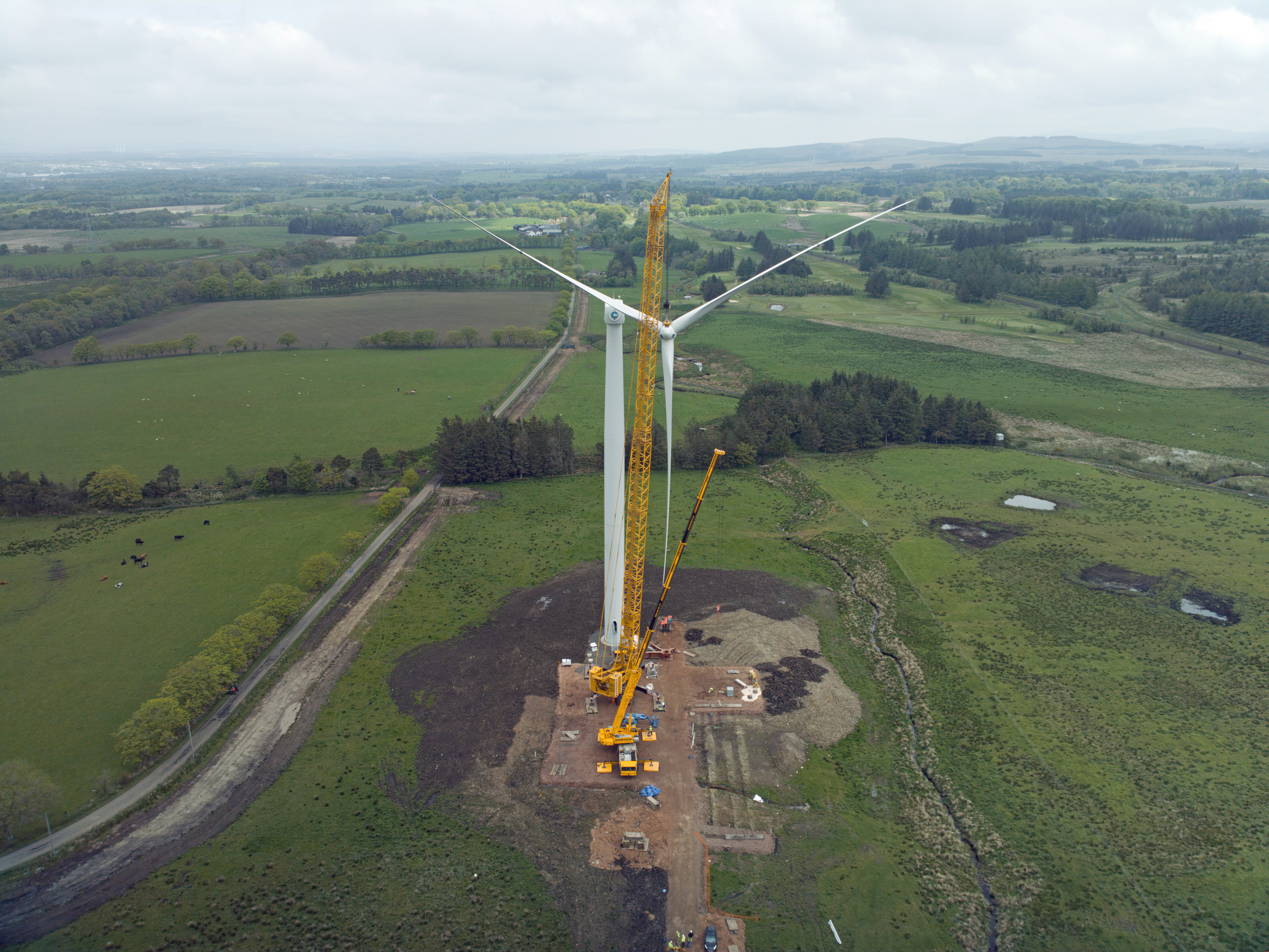 Drone Surveys Uav Surveys Scotland 3d Modelling Land Surveys - a collection of images taken using our drones whilst working on the construction of renewable energy projects