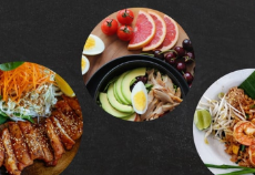 Arranged Food and Objects