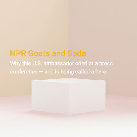 NPR US ambassador corruption HIV medicine aid