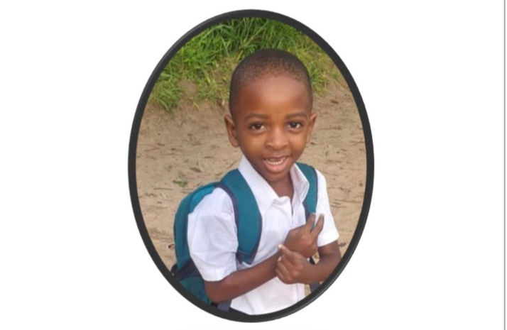 Child Golden Sinyangwe funeral announcement