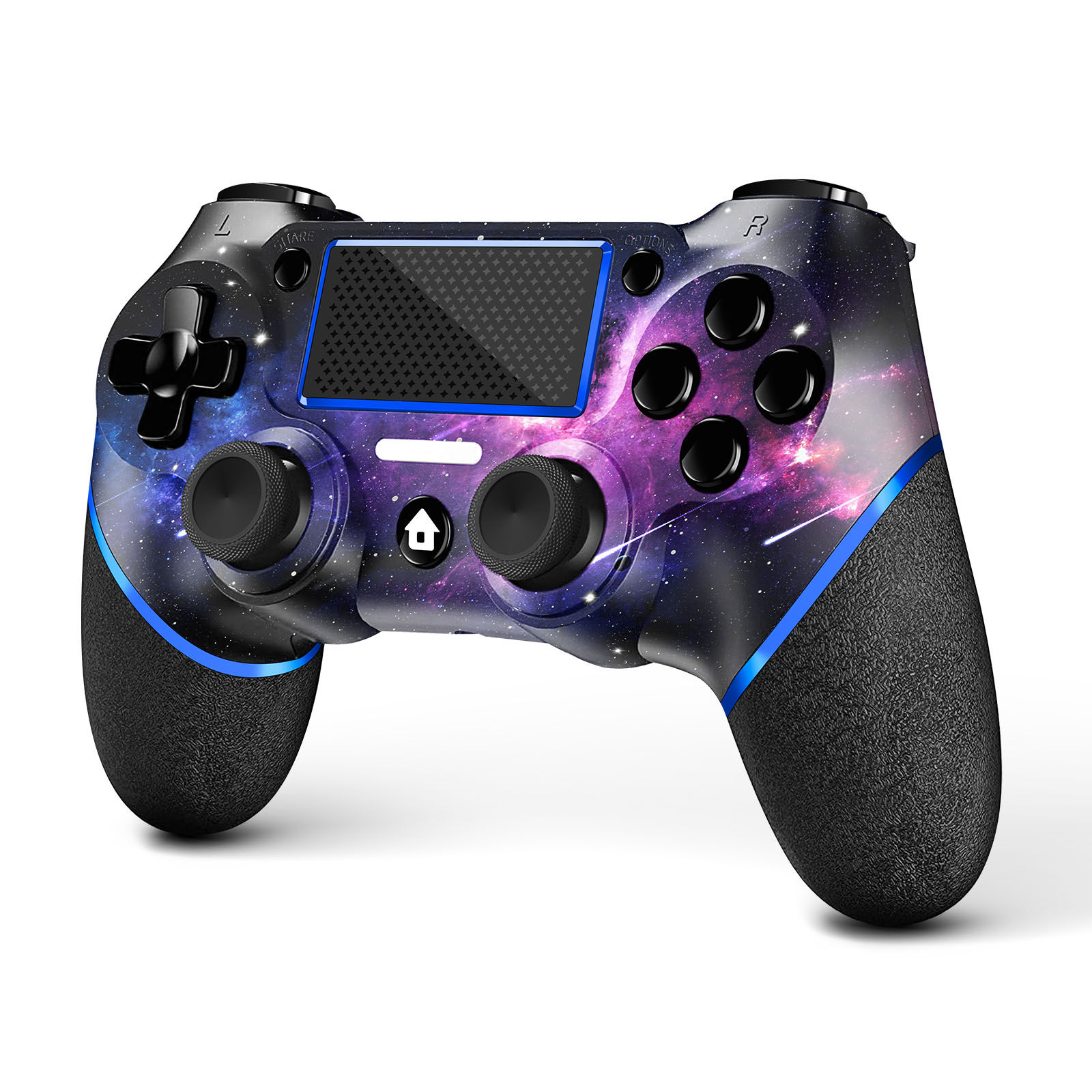 AceGamer Wireless Gamepad for PS4 Controller,with USB C Cable/Double Motors/6-Ax
