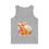 Thumbnail: Playful Corgi Graphic Tank Top - Swavant Design for Dog Lovers