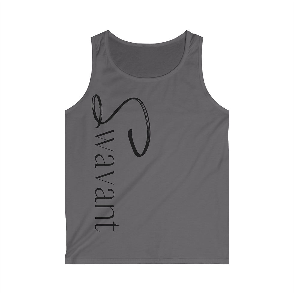 Thumbnail: Playful Corgi Graphic Tank Top - Swavant Design for Dog Lovers