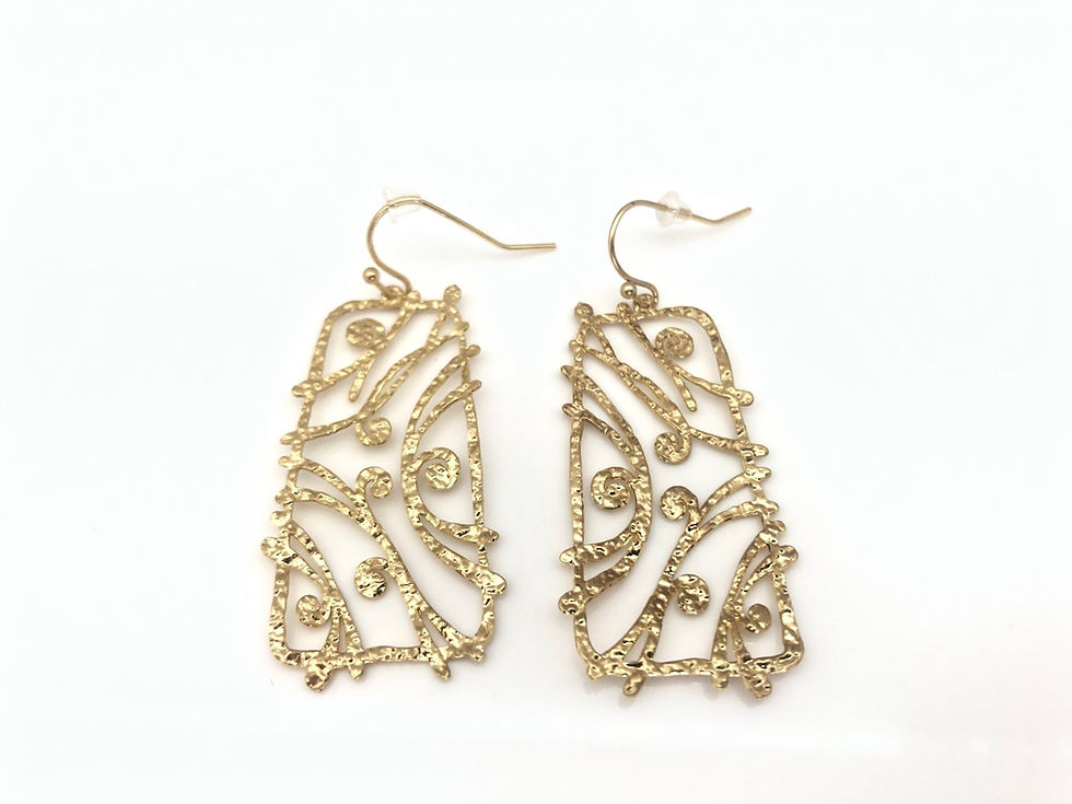 Thumbnail: EG374 Gold Kinomi Berries Earrings