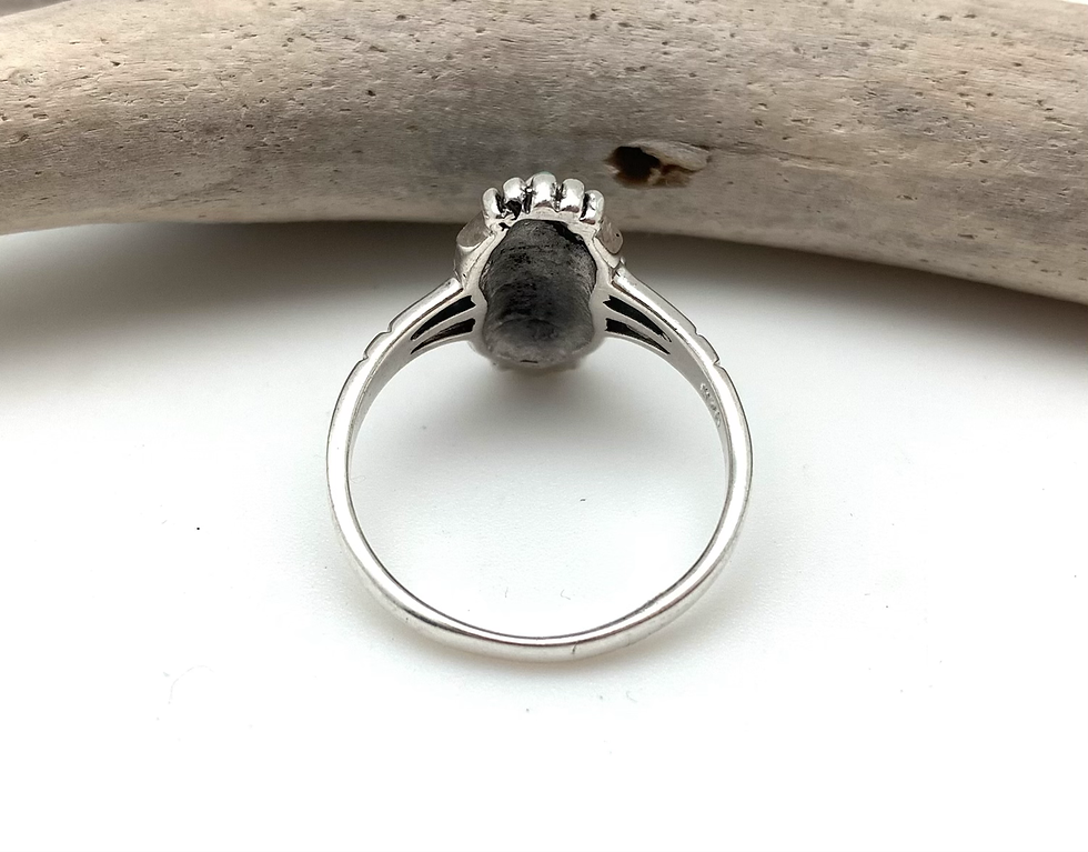 Thumbnail: SR42 Silver Turquoise Vintage Ring