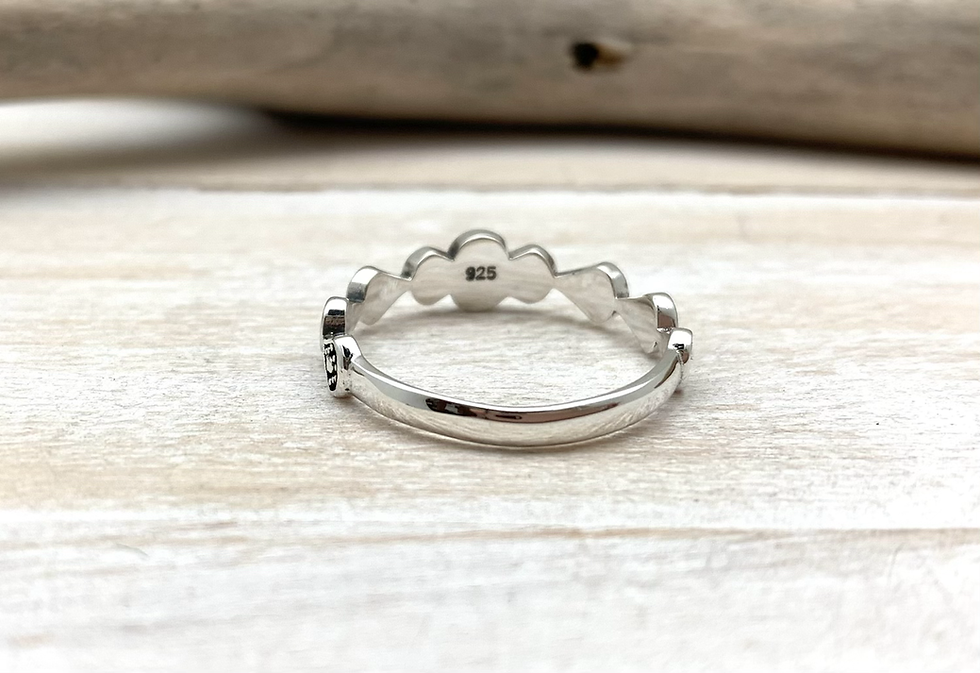 Thumbnail: SR13 Silver Moon Mountain Ring 4-10