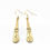 Thumbnail: EG187 New! Gold Kaji Swirl Earrings