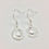 Thumbnail: ES96 Silver Tiny Swirl Earrings