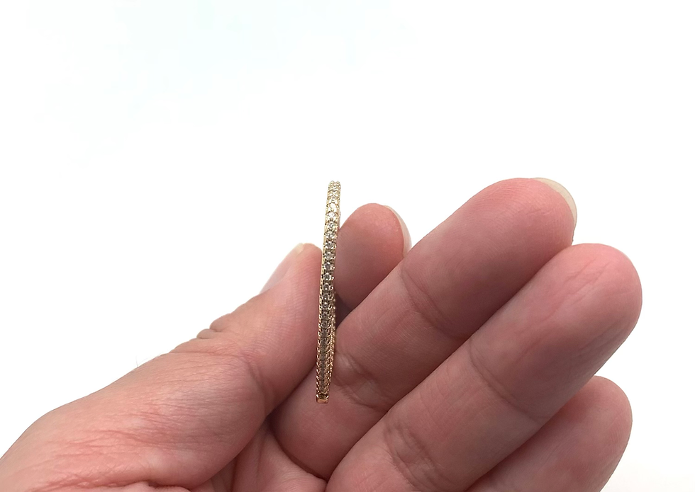 Thumbnail: H248 Goldfill Heart Hoop 33mm