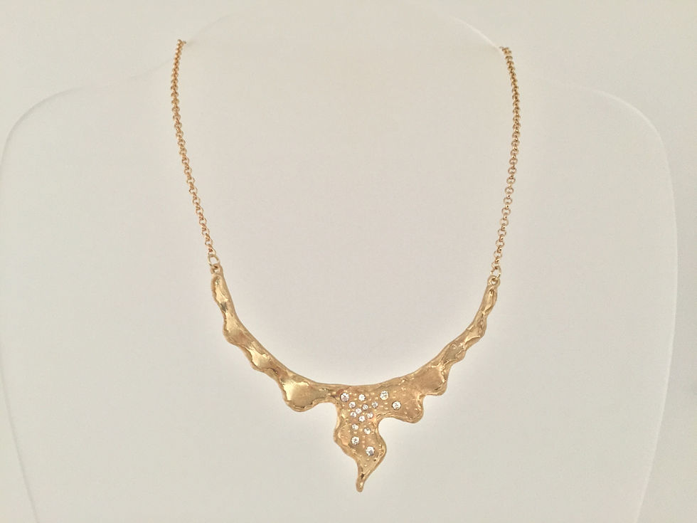 Thumbnail: GN6 Gold Modern Necklace