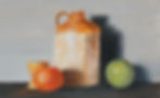 Still Life of a Jug and Fruit. Inspired by seeing Vermeers The Milk Maid whilst on holiday in Amsterdam.