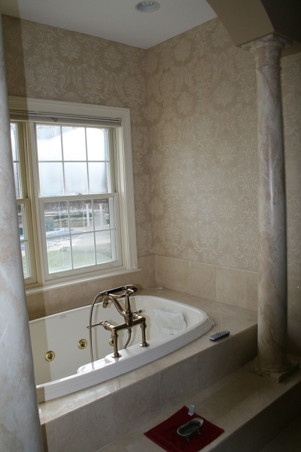 Damask Master Bathroom