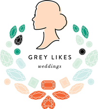 Featured on Grey Likes Weddings!