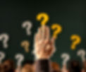 Question Marks with Person raising hand to ask question .jpg