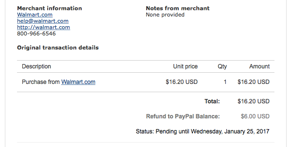 Paypal email