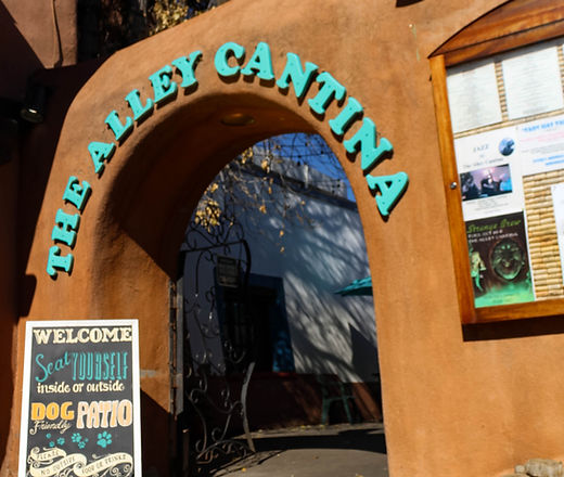 The Alley Cantina Arch at the Entrance