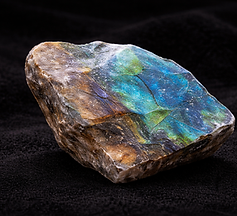 Raw Labradorite Gemstones Used at Fire & Stone Jewelry Studio Located in Taos, NM.png