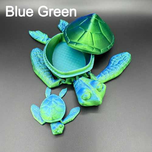 Turtle Box with Baby Turtle | Creative Prints Co.