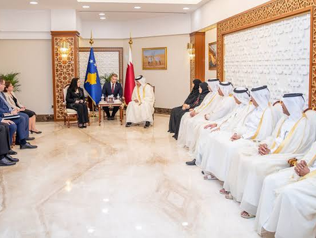 The President of Kosovo and the Saudi Shura Council Delegation Talk About Strengthening Ties