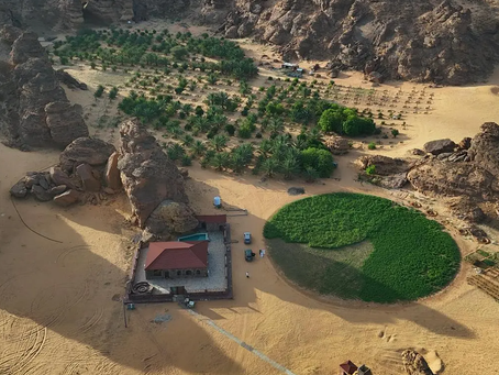 Important Historic Stopover for Pilgrim Caravans at Qaa Alhaj in AlUla Province