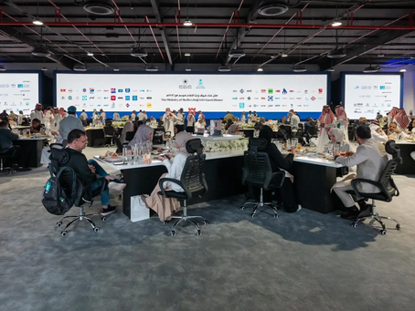 A dinner banquet is hosted by the media minister for media delegations attending the Hajj Media Hub.