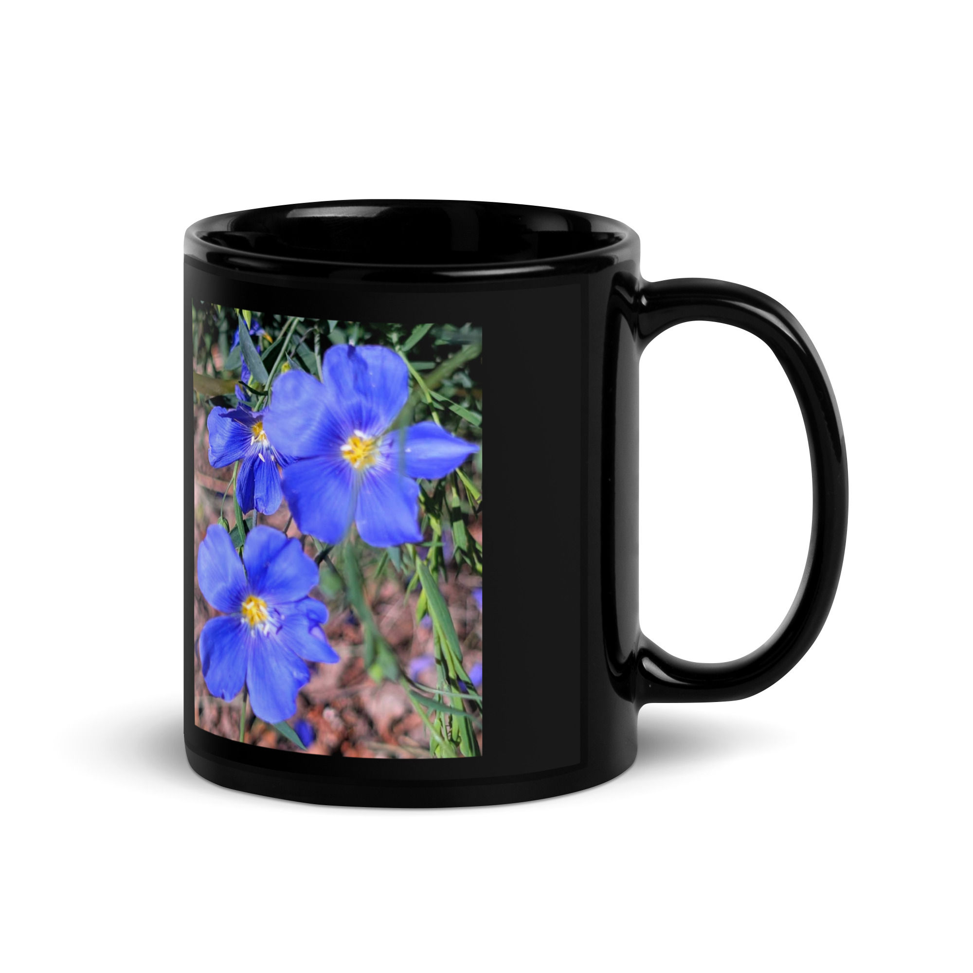 Summer Collection: Skyborne Serenity, A Fine Art Black Glossy Mug