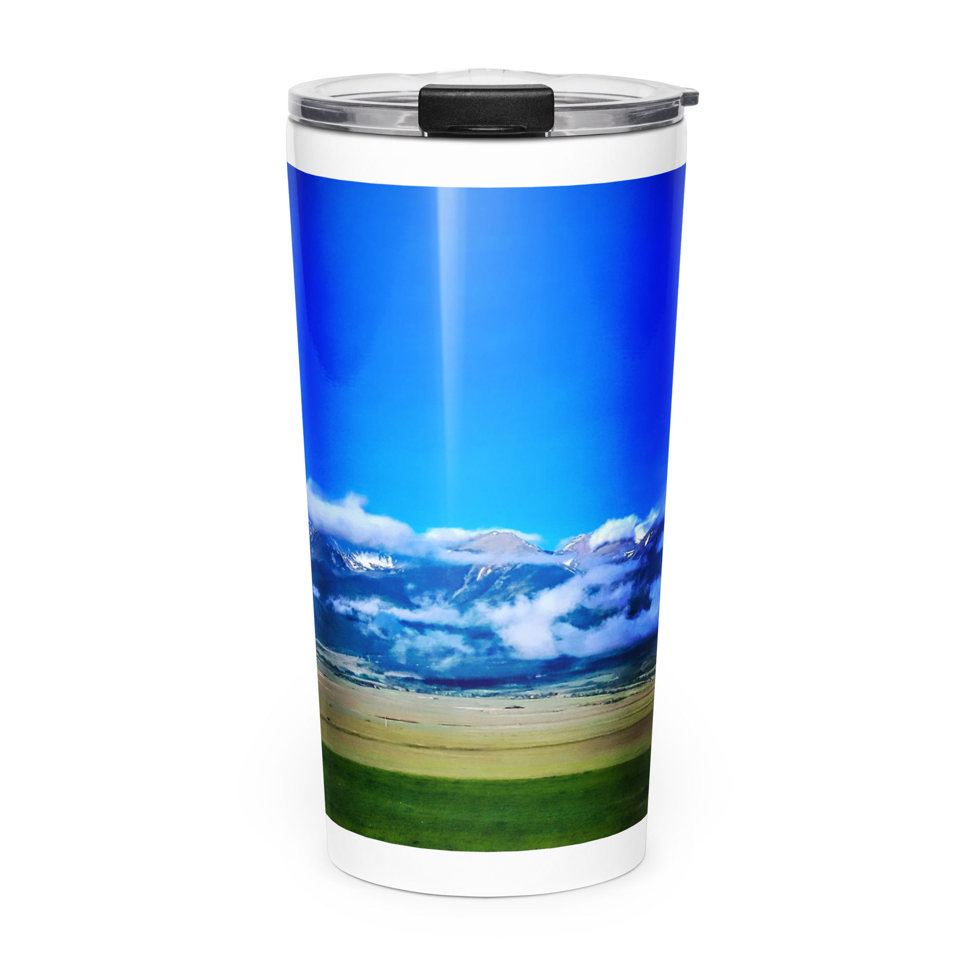 Summer Collection: Summer's Mountain Breath, Tapered stainless steel tumbler