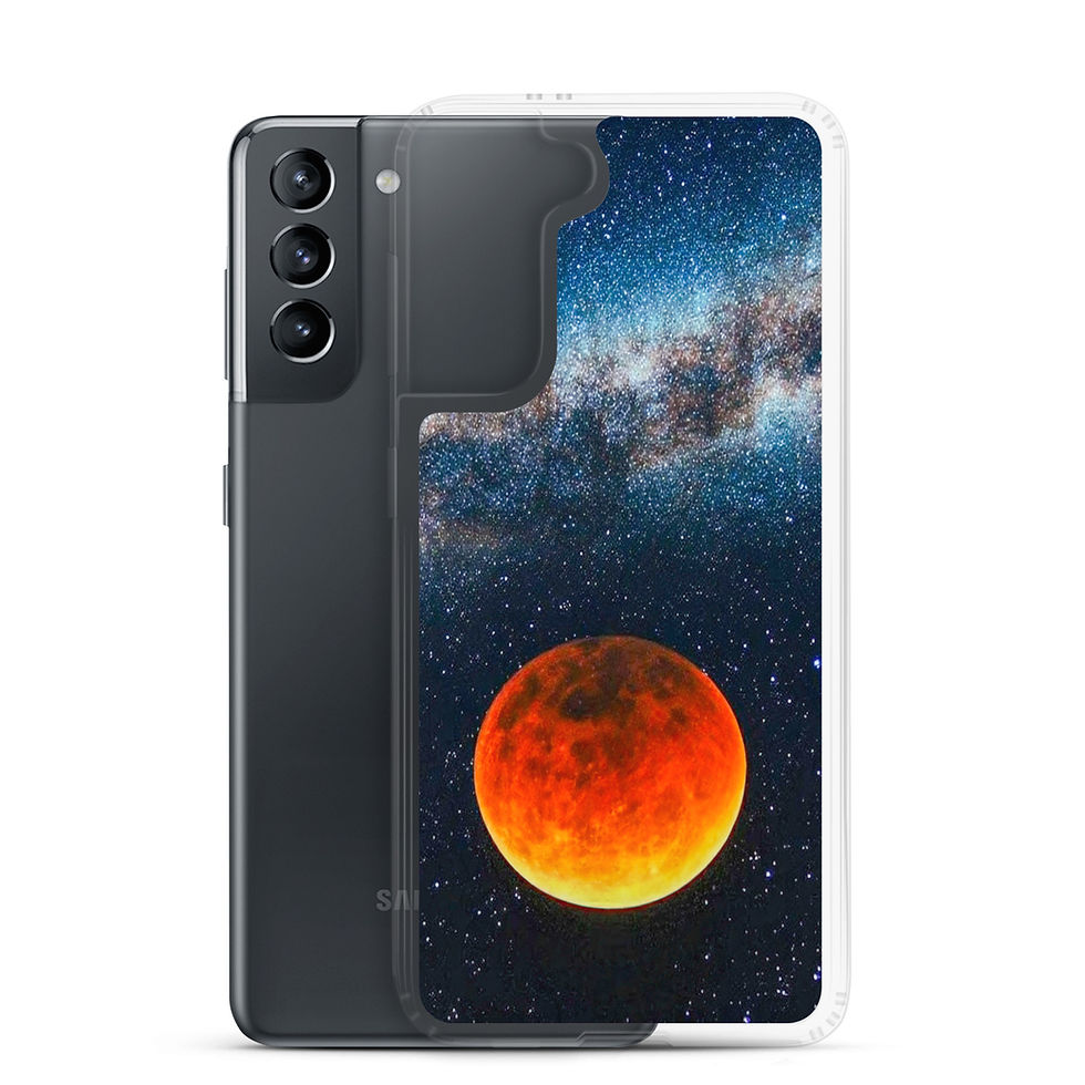 Thumbnail: Blood Moon: Under the Milky Way, Clear Case for Samsung®