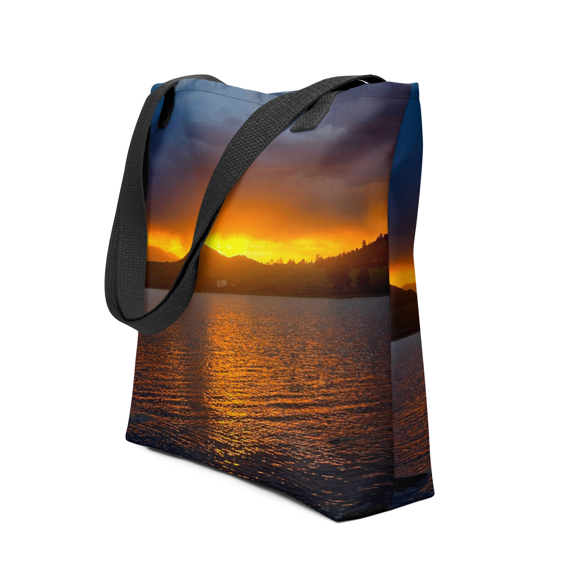 Spring Collection: Sunset Gold, Award-Winning Art, Tote Bag