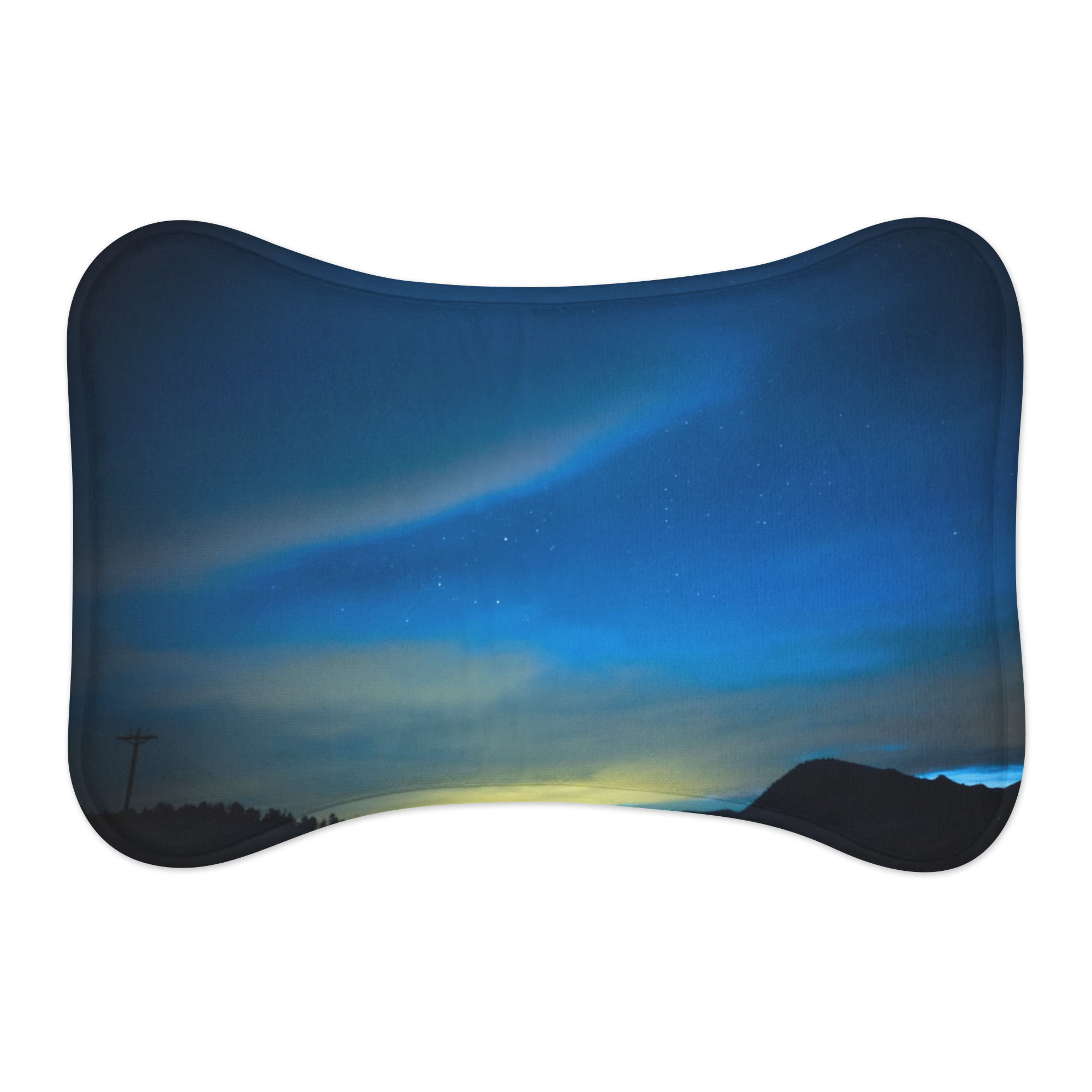 Spring Collection: Perigee Blue Hour, A Fine Art Pet mat