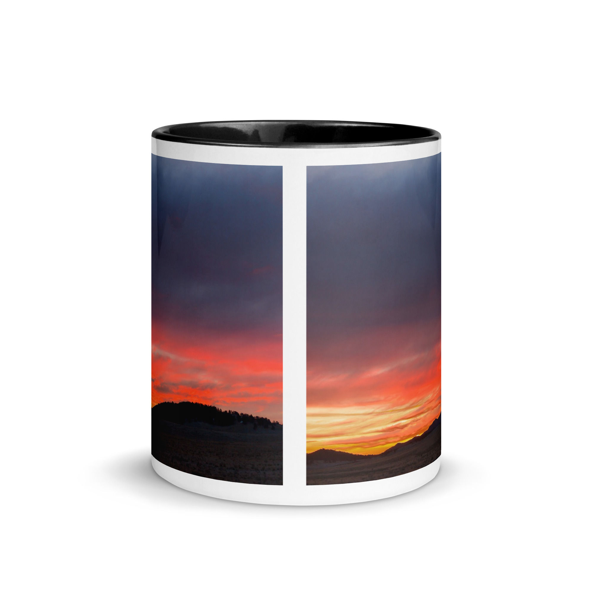 Spring Collection: Perigee Firelight, A Fine Art Mug with Color Inside