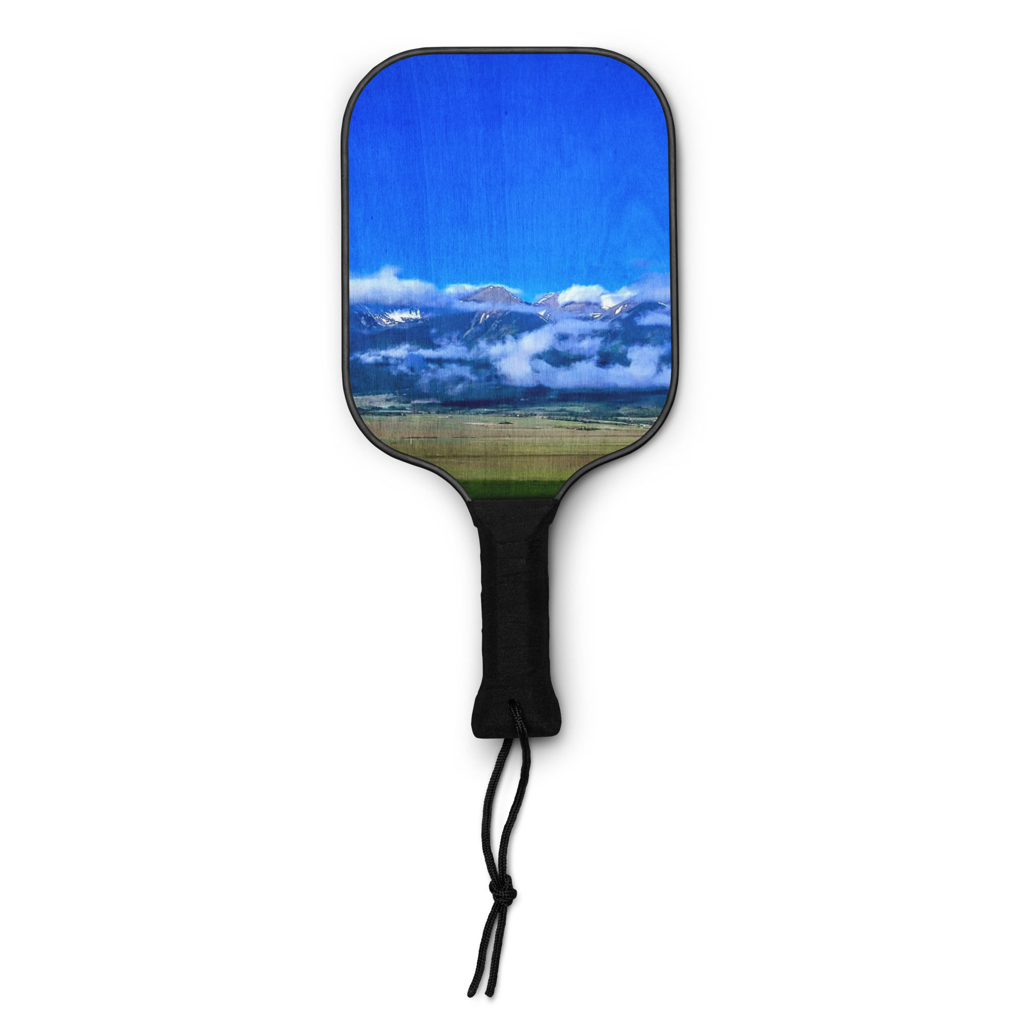Summer Collection: Summer's Mountain Breath, A Fine Art Pickleball paddle set