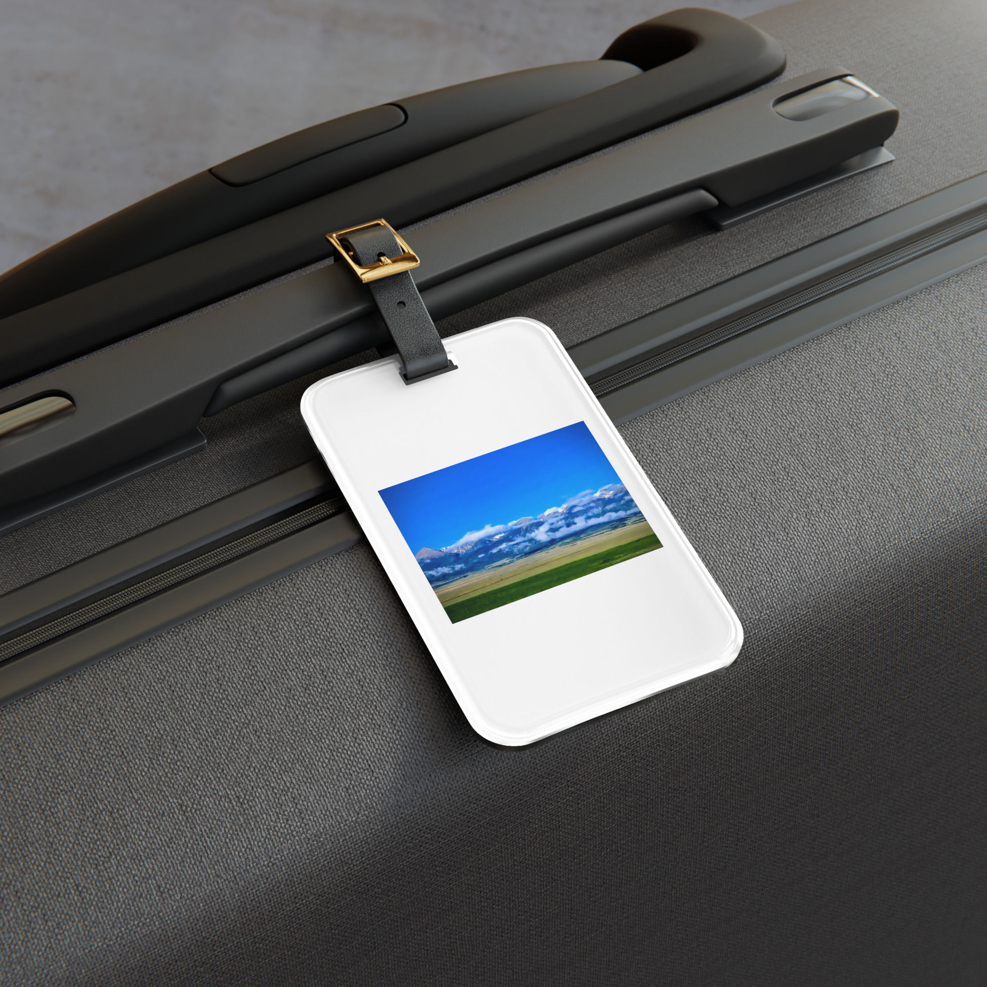 Summer Collection: Summer's Mountain Breath, A Fine Art Luggage tag