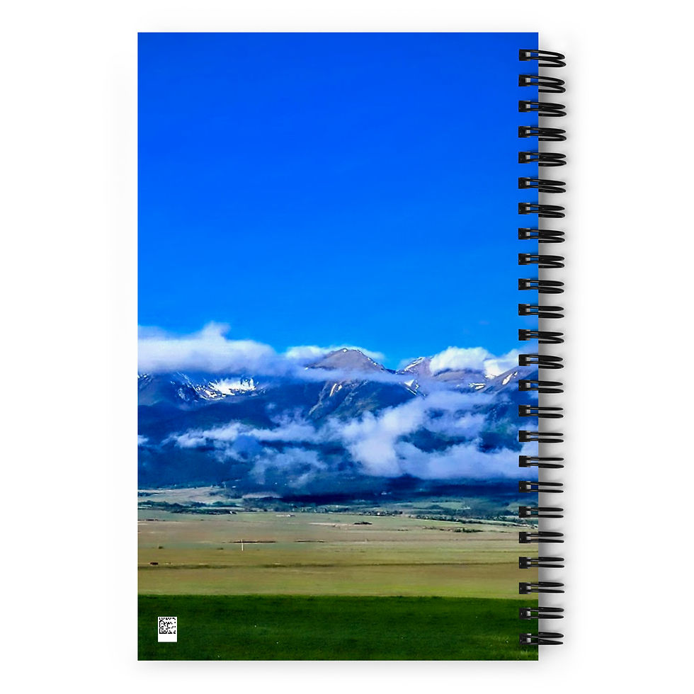 Thumbnail: Summer Collection: Summer's Mountain Breath, A Fine Art Spiral notebook