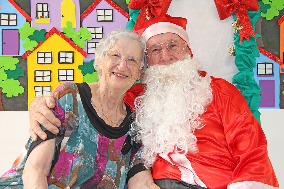 Papai Noel visita a Tiquira