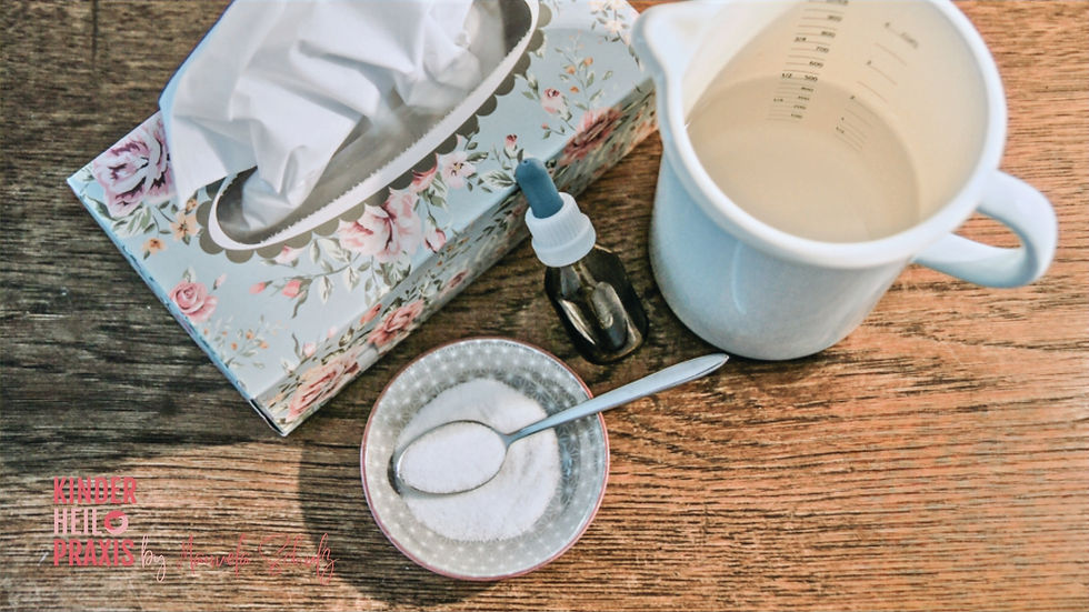 Salzwasser Nasentropfen selber machen – natürliches Hausmittel für Babys & Kinder