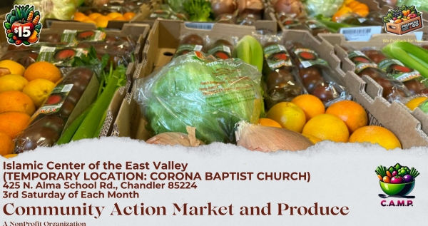 C.A.M.P. @ Islamic Center of the East Valley (TEMPORARY LOCATION: CORONA BAPTIST CHURCH, Chandler)