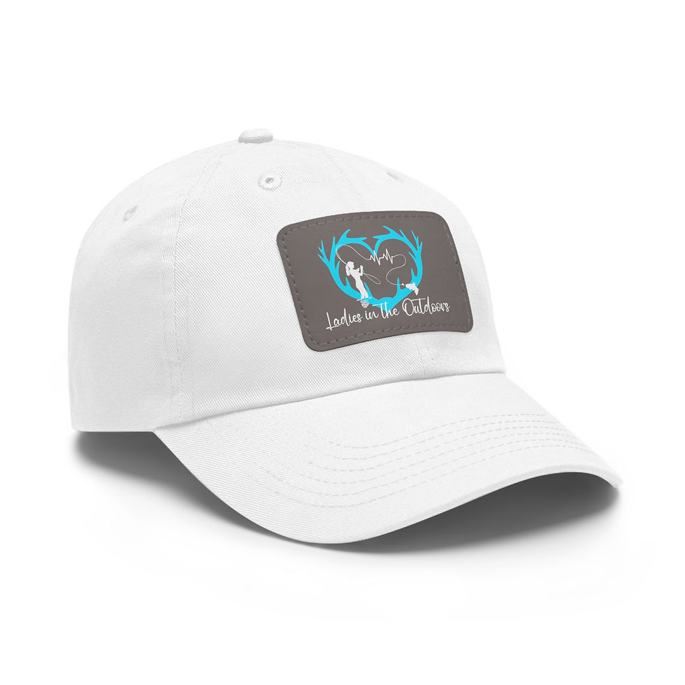 Thumbnail: Unstructured Hat with Leather Patch