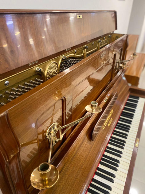 1909 G. Schwechten, tecnico de pianos, luthier de pianos, jorge gonzalez, chilepianos