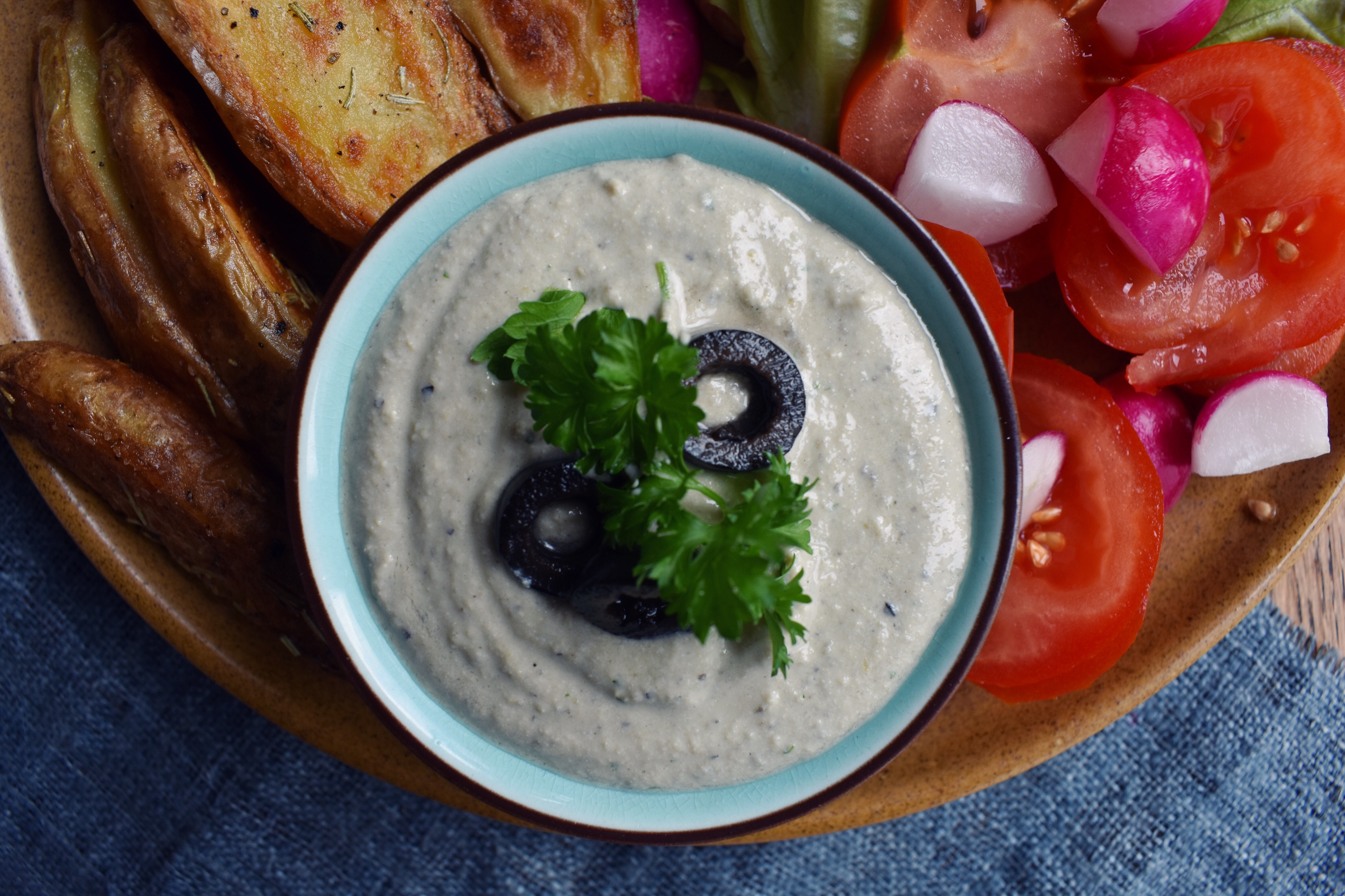 Tofu, Sunflower & Black Olive Dip