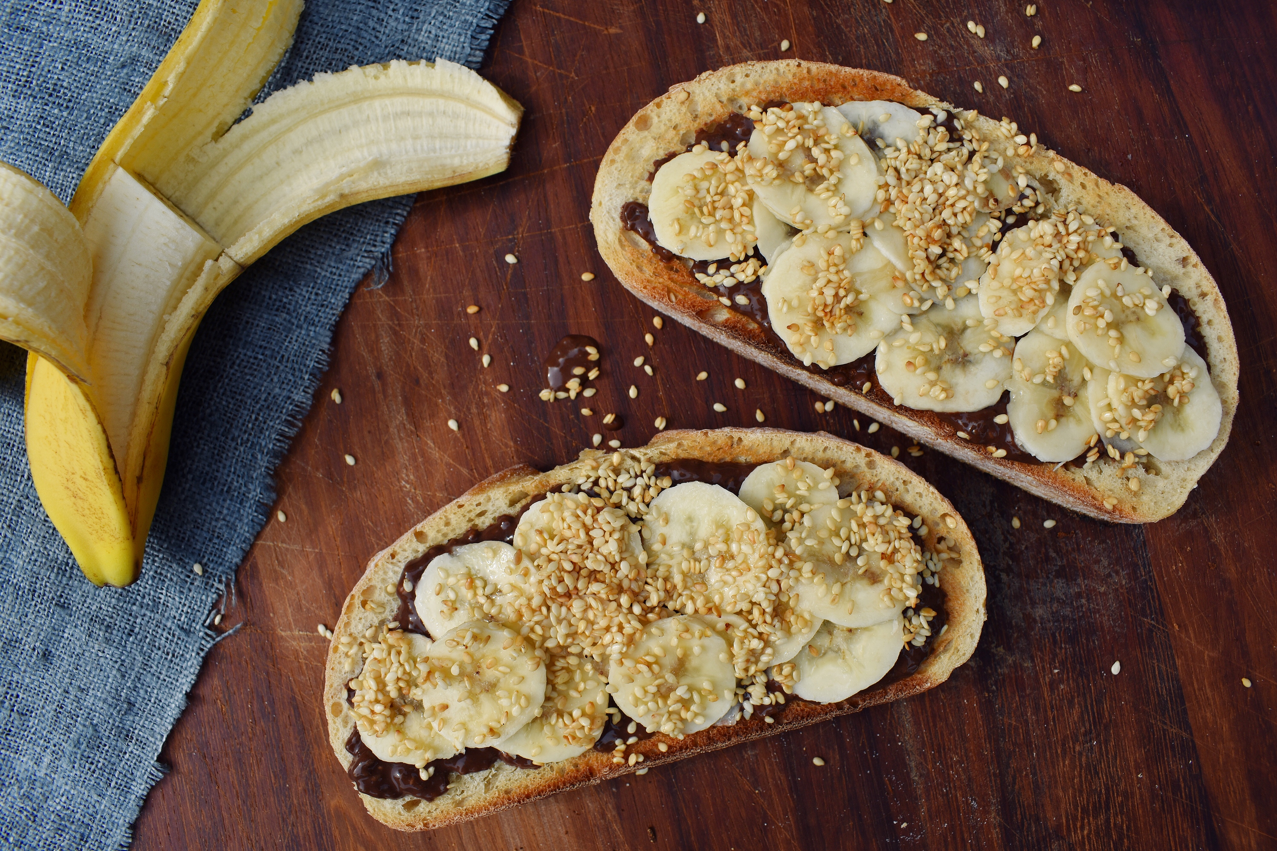 Banana & Chocolate Toast