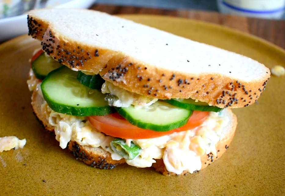 Chickpea & Mayo Sandwich Filling