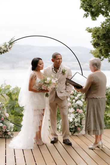Okanagan Elopement - officiant