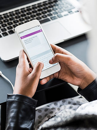 Usando um dispositivo smartphone